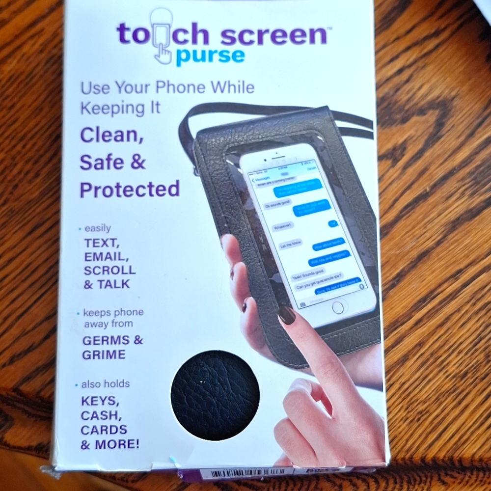 Touch Screen Purse Black